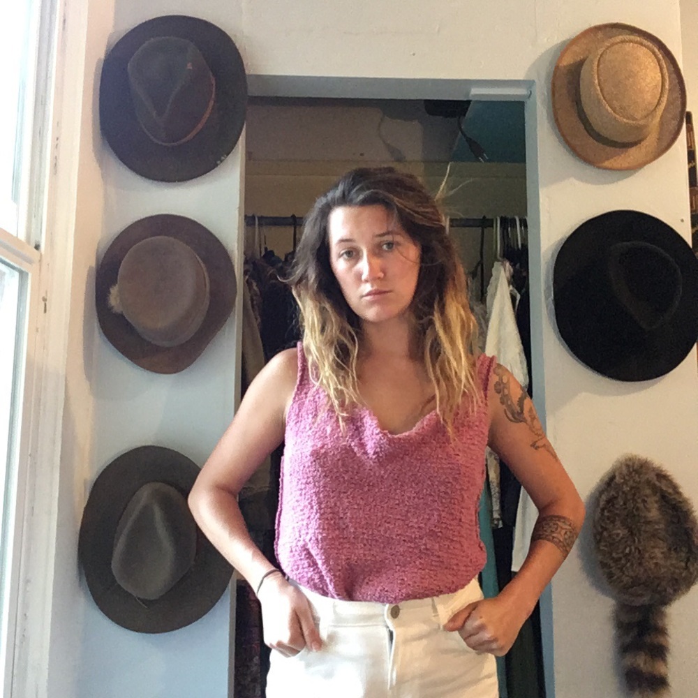 Handmade knit shirt